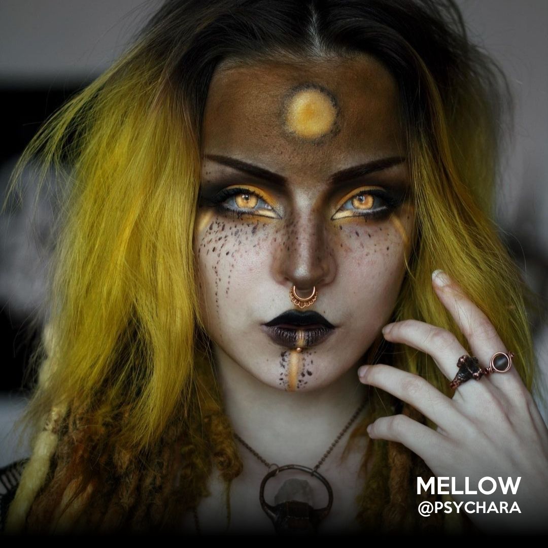 Yellow hair dye inspiration semi-permanent spooky