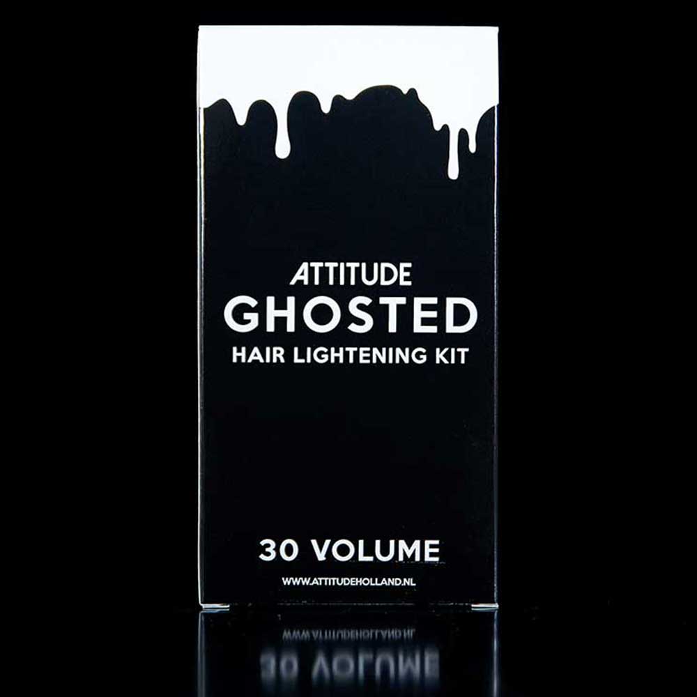 Attitude Hair Dye - Ghosted 30 Volume KIT (9%) Hair Bleaching KIT - White